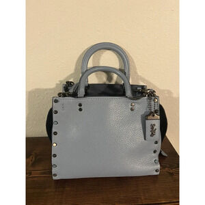 Coach Blue and Black Crossbody Rogue